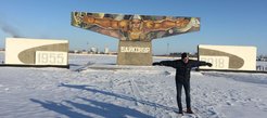 His first countdown: Martin Wikelski in Baikonur /Kazakhstan