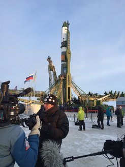 Im Interview: Martin Wikelski im Kosmodrom in Baikonur / Kasachstan