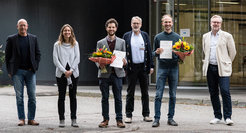 Der YSA 2019 (v.l.n.r.): Alexander Borst, Nadine Gogolla, Daniel Gehrlach, Rainer Uhl, Johannes Larsch, Herwig Baier