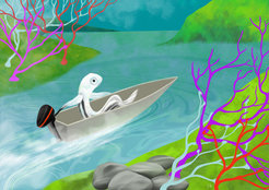 When an image of the environment moves past zebrafish eyes, they react by swimming in the same direction. Neurobiologists in Herwig Baier’s Department have shown which neuronal pathways coordinate this behavior.